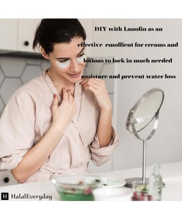 Kyabo Pure Lanolin 1lb Jar - All-Natural Emollient for Dry Skin Chapped Lips and More - Moisturizing Hydrating and Soothing - Ideal for Skincare and DIY Beauty Products Organic (16oz/1lb Jar) 16 Ounce (Pack of 1) - Buy Online on GoSupps.com