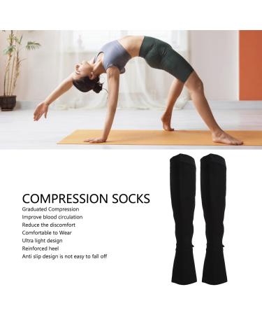 Open Toe Compression Socks 23-32 mmHg for Varicose Veins | Breathable & Elastic | International Shipping Available - Buy Online on GoSupps.com