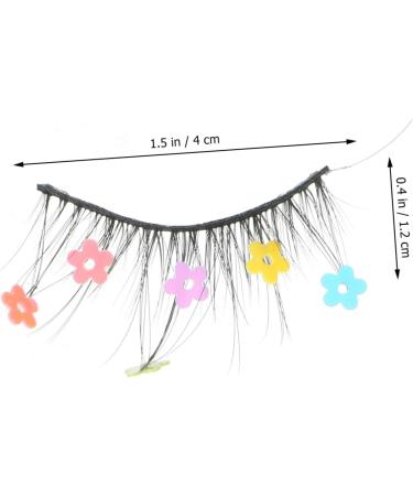 FRCOLOR 6 Pairs Sequin False Eyelashes Colored Eyelashes Pride Makeup Cosplay Lashes Color Lashes Lashes with Fake Eyelashes Sequins Lash Extensions Flash Chip Natural Miss Imitation - Buy Online on GoSupps.com