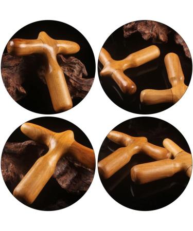 Premium Manual Wooden Massagers - Deep Tissue Neck Back & Foot Relief - Buy Online on GoSupps.com