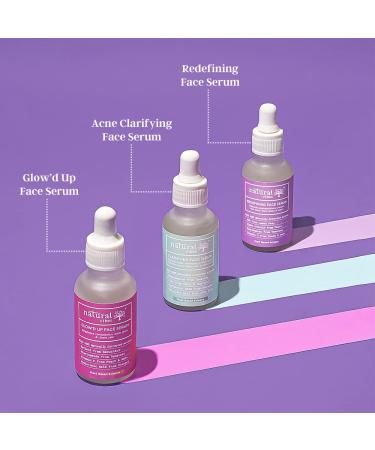 Natural Vibes Glow d Up Face Serum | 100% Plant-Based Niacinamide Vitamin C Retinol & Hyaluronic Acid | Clear Bright Hydrated Skin | Anti-Aging | 30 ml | Unisex - Buy Online on GoSupps.com