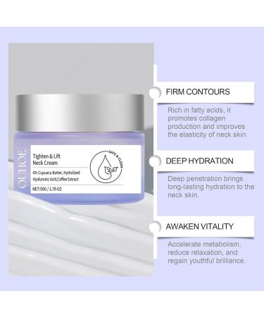50ml Neck Firming Cream - Tighten&Lift Neck Cream Firming Neck Cream Tightening Lifting Sagging Skin Neck Tightening Creams Anti Wrinkle Smoothes Skin Tightening And Repair Decolletage Cream - Buy Online on GoSupps.com