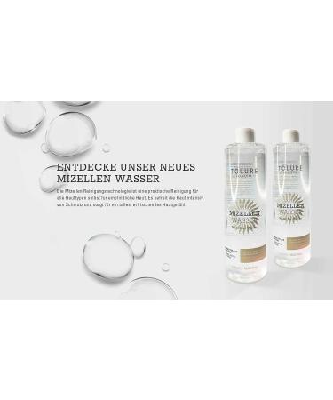 Tolure Cosmetics Micellar Water 400ml - Gentle Cleansing for All Skin Types Waterproof Makeup Remover - Shop Internationally - Buy Online on GoSupps.com