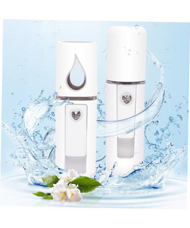 Hemoton 2pcs Facial Spray Mist Handy Facial Sprayer for Eyelash Extensions Makeup Brishes Face Sprayer White - Buy Online on GoSupps.com