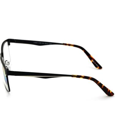 Buy V.W.E. Men s Rectangular Stainless Steel Reading Glasses - Anti Blue Ray Lens Large Fit Black - 2.5x Magnification - International Shipping Available - Buy Online on GoSupps.com