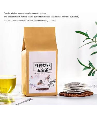 Organic Herbal Tea Bags Tu Chung Tea Eucommia Male Flower Ginseng Tea Healthy Tea Man Gift 30 Count in Total - Buy Online on GoSupps.com