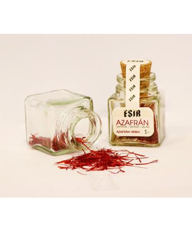 Esir Saffron Pushal Saffron Yarn 100% Pure and Natural | Saffron Pistils | All Authentic Saffron Red |1 g - jar of 3| - Buy Online on GoSupps.com