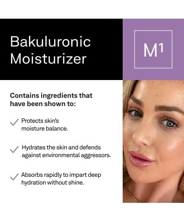 facetheory Bakuluronic Moisturiser M1 - Face Cream with Vitamin C Bakuchiol Moisturiser that Hydrates and Revitalizes Skin Vegan and Cruelty-Free Made in the UK | Scented | 50 ml - Buy Online on GoSupps.com