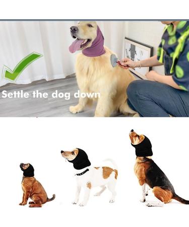 Ear Muffs for Dogs for Noise Protection Noise Cancelling Ear Muffs for Dogs for Anxiety Relief Grooming Bathing Blowing Drying (S Purple) S Purple - Buy Online on GoSupps.com