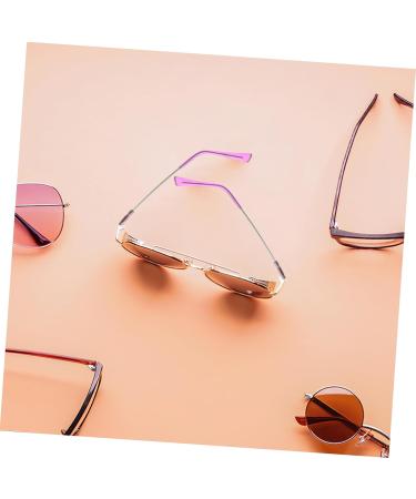 Goohochy Glasses Frames - Replacement Parts & Repair Set for Eyewear | Metal Violet Legs & Feet 13.5x0.6cm - Buy Online on GoSupps.com