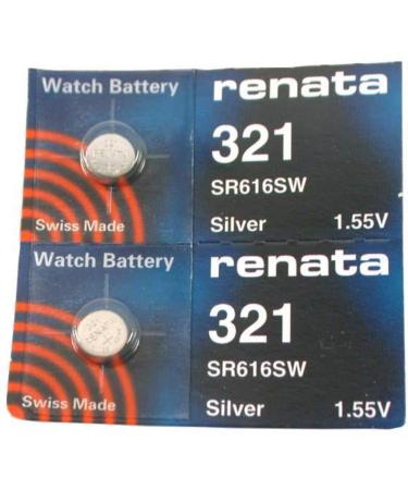 #321 2 Renata Watch Batteries