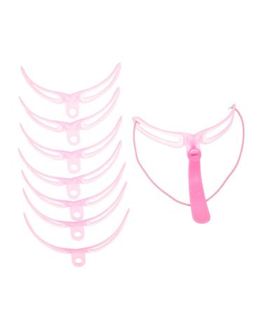 Housoutil 3 Sets Eyebrow Aid Handheld Brow Stencils Pro Tools Household Brow Stencil Portable Supplies Travel