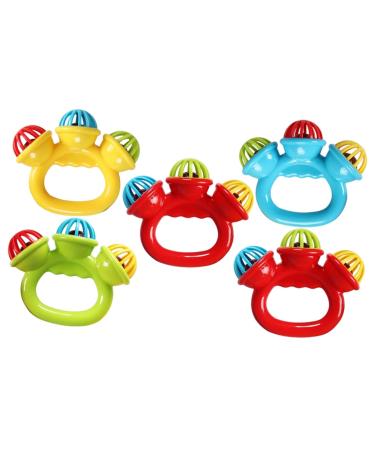Ibasenice 15 STK Hand Bell Baby Toys - Soothing & Gripping Plastic Toys for Newborns - International Shipping Available - Buy Online on GoSupps.com