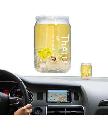Odor Eliminator Gel | Car Air Freshener 200g Transparent Car Solid Aromatherapy Lasting Fragrance Car Balm Odor Absorbing Jelly Balm for Bathrooms Cars Yellow - Buy Online on GoSupps.com