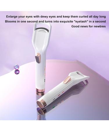 Buerfu Heated Lash Curler - Quick Heat Electric Lash Styler Rechargeable | Long-Lasting Lash Styling Heater for Daily Commutes Working Dates With Fan - Buy Online on GoSupps.com
