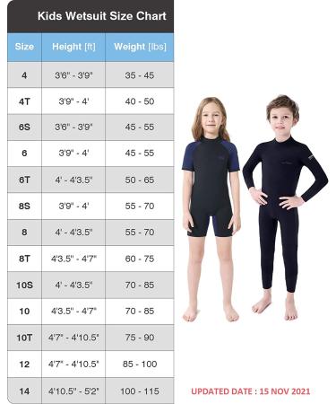 Dark Lightning Kids 3/2mm Neoprene Thermal Wetsuit - Full-Black, Size 4 - Buy Online on GoSupps.com