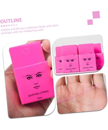 Angoily 2 Boxes Ink Pattern Embroidery Ruler Auxiliary Tool Make up - Buy Online on GoSupps.com