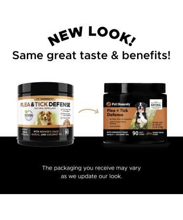 Pet Honesty Flea & Tick Defense Supplement - Natural Oral Flea Pills for Dogs - 90 ct - Buy Online on GoSupps.com