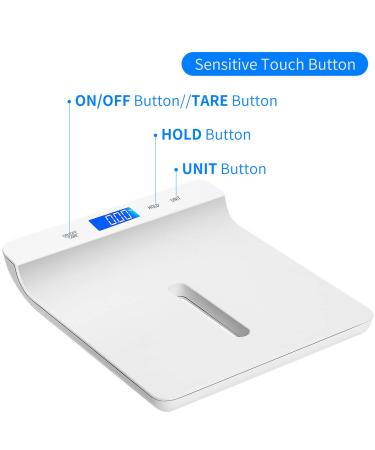 KUBEI Baby Scale Digital Infant Scale Multi-Function Digital Scale for Pets Toddler Scale with Measure Babies Weight and Height Tray Precision Digital Puppy Scale with kg/lb/oz Holding Function - Buy Online on GoSupps.com