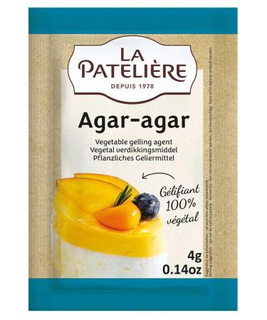 LA PATELIERE Agar-agar Vegetable Gelling Agent 5 Sachets of 4 g