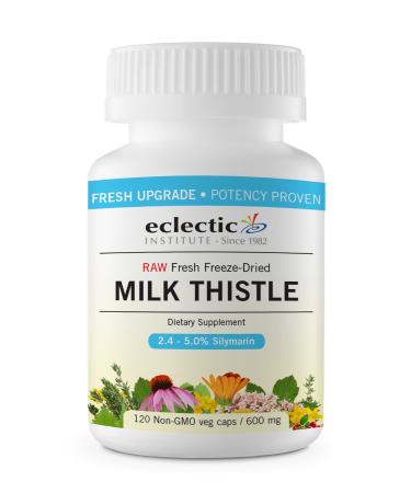 Eclectic Milk Thistle 600 Mg Fduv Blue 120 Count