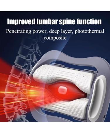 Electrical Lumbar Vertebrae Traction Device - 3 Stages Hot Compress & Intensity Adjustment for Back Pain Relief - Buy Online on GoSupps.com