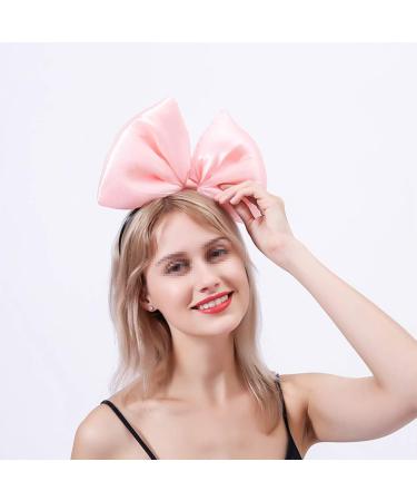 Lurrose Huge Bow Headband Large Bowknot Hairband Halloween and Christmas Party Hair Accessories for Woman Girl (Pink) - Buy Online on GoSupps.com