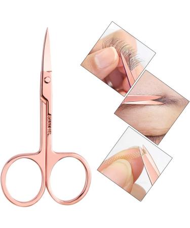 Meetory Eyelashes Accessories Tools - Eyelash Curler, Fake Eyelashes Applicator, and Scissors in Rose Golden - Buy Online on GoSupps.com