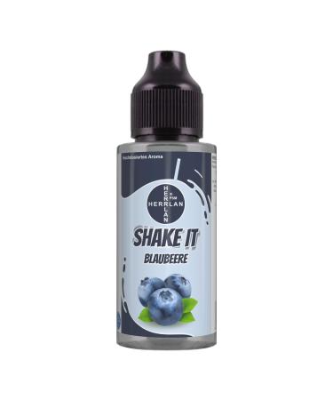 Shake it blueberry aroma high -dose food aroma in the practical chill bottle I Herrlan - Quality Made in Germany Blueberry