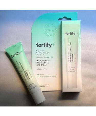 Fortify Power Duo: Natural Germ-Fighting Skin Care Bundle with De-Puffing Eye Cream & Protecting Facial Mist - Buy Online on GoSupps.com