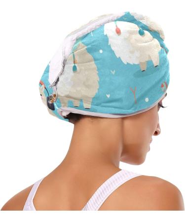Buy Alpaca Listen Music Hair Towel 2 Pack | Super Absorbent Quick Dry Hair Turbans for Women & Girls | Perfect for Fast Drying - Buy Online on GoSupps.com
