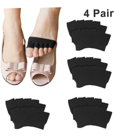 Buy Healvian 8 Pairs No Show & Half Socks - Cotton Five Toe & Peep Toe Socks for Ultimate Comfort - Buy Online on GoSupps.com
