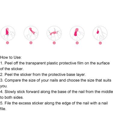 Nail Polish Decals Unique Charming Nail Polish Strip Fashionable Self adhesive Fully Wrapped for Nail Schools(02) - Buy Online on GoSupps.com