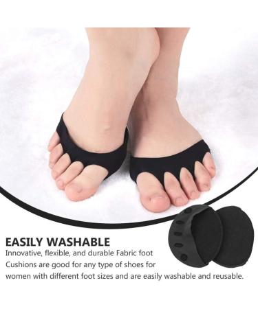 4 Pairs High Heels Forefoot Pads & Sleeves - Comfortable Footies Socks for Women - Buy Online on GoSupps.com