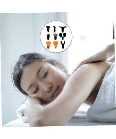 FRCOLOR 1 Set 9-Piece Massage Head with Fascia Attachments - Deep Tissue Replacement Heads for Muscle Massager Devices | Fitness Dashboard Accessory - Buy Online on GoSupps.com