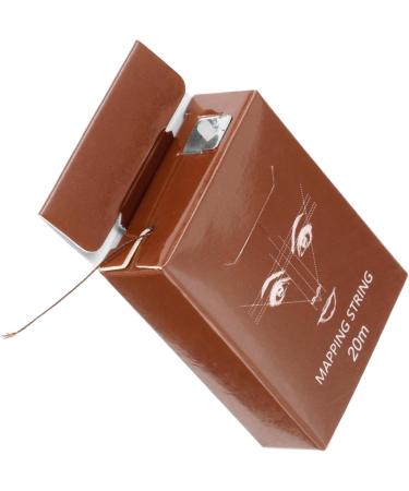 Beavorty Microblading Eyebrow Ink 5 Boxes Ruler Ink Eye Eyebrow Locating Ruler Draw a Line Positioning Ruler 6.10X4.60X1.80CMx5pcs Light Brownx5pcs - Buy Online on GoSupps.com