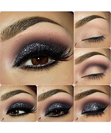 Pro Glitter Eyeshadow Palette - 6 Colors | Cosmetics Eye Makeup - Buy Online on GoSupps.com