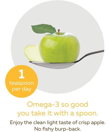 Nature's Way NutraSea Omega-3 and Vitamin D Supplement - Fish Oil with EPA and DHA Support Healthy Heart and Brain Help Build Strong Bones and Teeth & Help Support Immune System Crisp Apple Flavour 500 ml Liquid Value Size - Buy Online on GoSupps.com