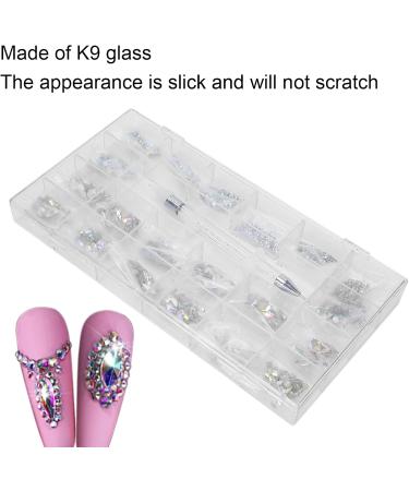 Nail Rhinestones Kit Nail DIY Rhinestones Nail Art Rhinestones Nail Art Rhinestones Kit Nail Rhinestones Nail Kit 13 Different Shapes for Household - Buy Online on GoSupps.com