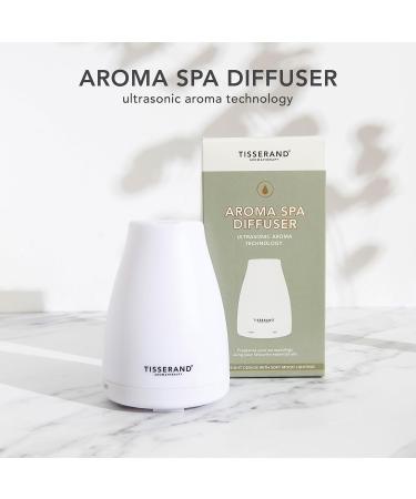 Tisserand Aromatherapy Aroma Spa Diffuser - Ultra-Quiet Essential Oil Diffuser with Mood Lighting - 5 Hours Continuous Mist - 100 ml Capacity - International Shipping - Buy Online on GoSupps.com