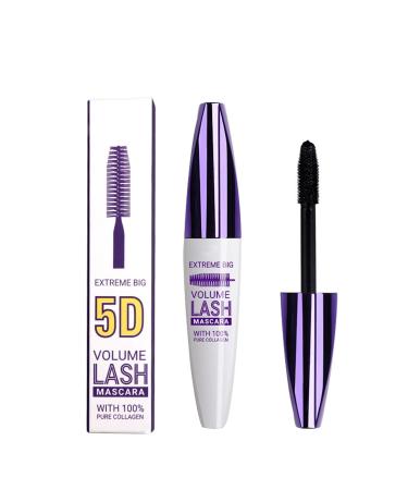 Waterproof 4D Silk Fiber Lash Mascara - Hypoallergenic Volumizing Eyelash Mascara - Brown Color - Smudge-Proof & Easy to Apply - Perfect Gift for Women - Buy Online on GoSupps.com