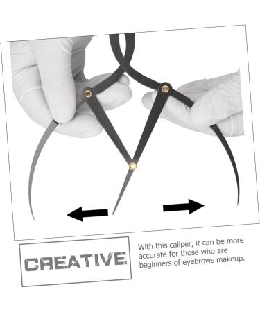 Didiseaon Stainless Steel Ruler for Eyebrow Tools Tattooing Eyebrow Ruler Positioning Ruler Balance Metal - Buy Online on GoSupps.com