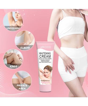 LOVOOD Dark Spot Corrector Cream - Underarm, Neck & Elbow Brightening Moisturizer (2.0 Fl Oz) - Buy Online on GoSupps.com