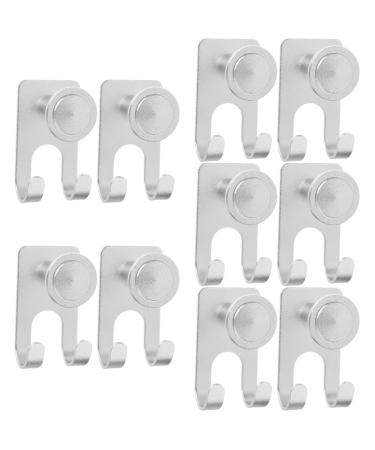 Zerodeko 10 pcs No punch shaver holder for the bathroom razor hook for bath towel shaving rack shaving razor storage men razor hanger man aluminum alloy electrical