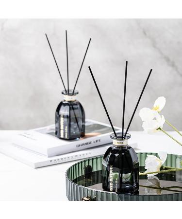 Muufuser Reed Diffuser 120ml (4.06fl oz) Natural Essential Oil Aromatherapy Home Fragrance| No Alcohol | Long-Lasting Scent for Bathroom Decor (English Pear Orchid) - Buy Online on GoSupps.com