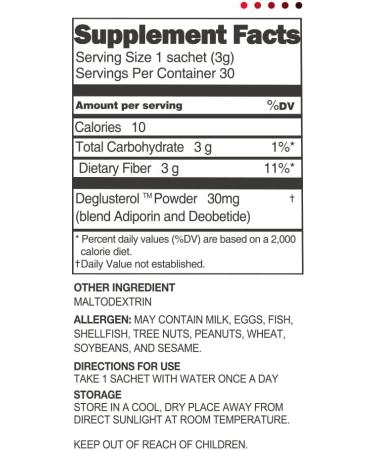 ProGsterol Blood Sugar Support Supplement with Deglusterol Metabolic Wellness Supplement 30 Stick Packs (0.11 oz Each) - Buy Online on GoSupps.com