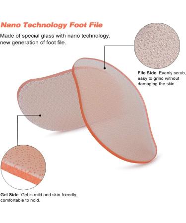 Bezox Nano Glass Corneal Remover - 100% Anti-Cornea Effect for Wet & Dry Feet | Travel-Friendly Solution - Buy Online on GoSupps.com