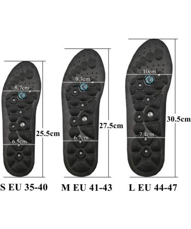Orthopedic Magnetic Massage Insoles for Foot Fatigue - Remove EUK Acupressure Size S (EU 35-40) | International Shipping - Buy Online on GoSupps.com
