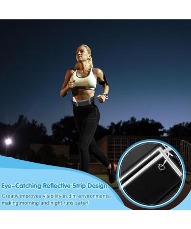 Buy Sltaxar GU Sports Belt Bag - Waterproof Running Belt for Mobile Phones Under 7.5in | Ideal for Men & Women | Insulin Pump Pocket | Reflective & Lightweight - Buy Online on GoSupps.com