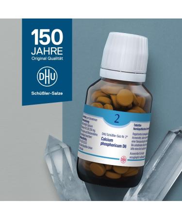 Buy DHU Sch ler Salt No. 2 Calcium Phosphoricum D12 | Mineral Supplement for Bones & Teeth | 200 Tablets | Eco-Friendly & Original - Buy Online on GoSupps.com